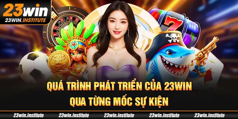 Quá trình phát triển của 23Win qua từng mốc sự kiện