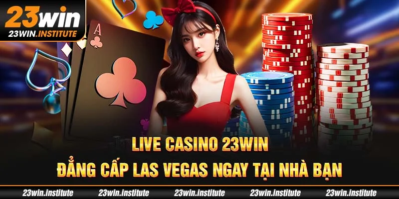 Live Casino 23Win – Đẳng cấp Las Vegas ngay tại nhà bạn