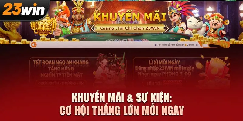 Khuyến mãi & Sự kiện: Cơ hội thắng lớn mỗi ngày