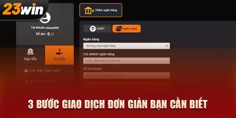 Điền thông tin chính xác để nhận thưởng suôn sẻ!
