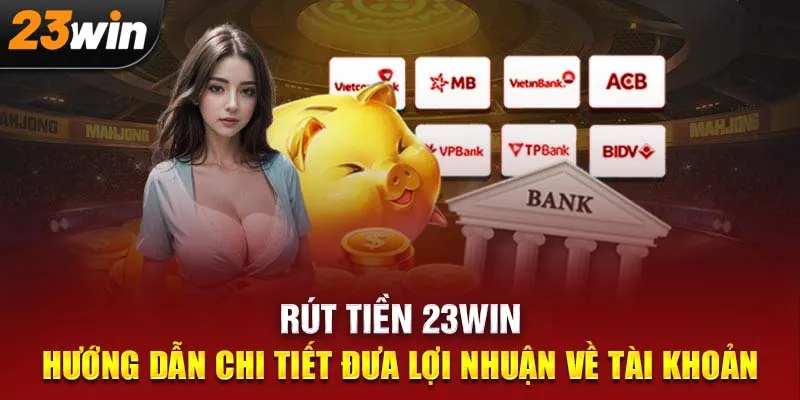 Rút Tiền 23WIN: Hướng Dẫn Chi Tiết Đưa Lợi Nhuận Về Tài Khoản