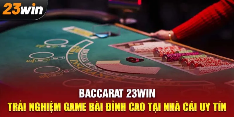 Chơi Baccarat 23Win – Nhận Ưu Đãi Khủng, Thưởng Lớn Mỗi Ngày